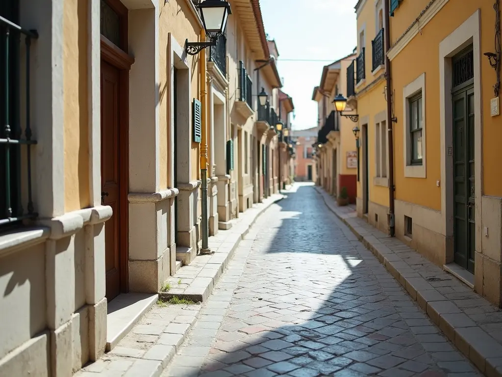 Calle tranquila con casas residenciales en España, representando el impacto de la regulación de pisos turísticos tras la sentencia del Tribunal Supremo